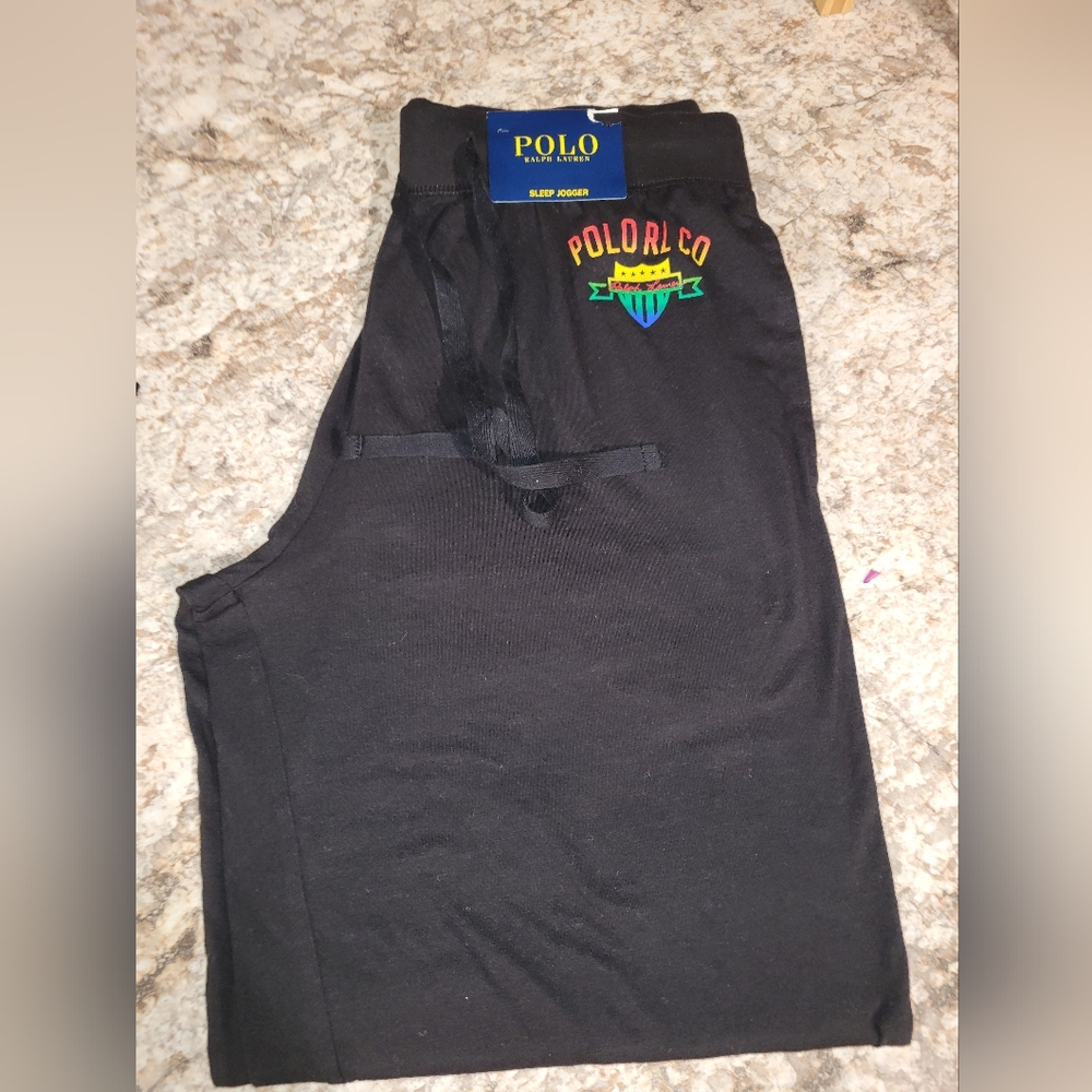 Polo Ralph Lauren Black Pajama Joggers NWT